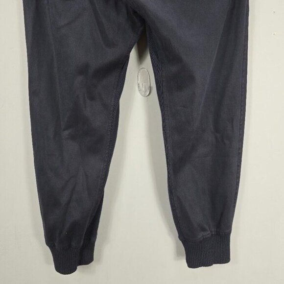 James Perse Standard Mixed Media Pant 3/L Blue Pull On Joggers 100% Cotton - Picture 5 of 12